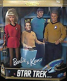 Star Trek Barbie package