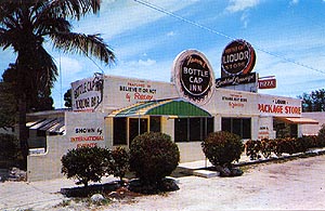 Bottle Cap Inn vintage postcard