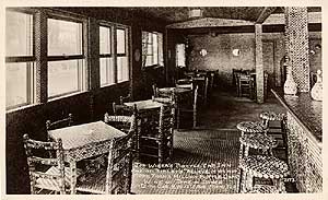Bottle Cap Inn vintage postcard