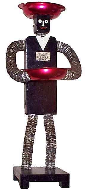 Wisconsin Tall Boy Bottle-Cap Figure, collection of Bill Swislow