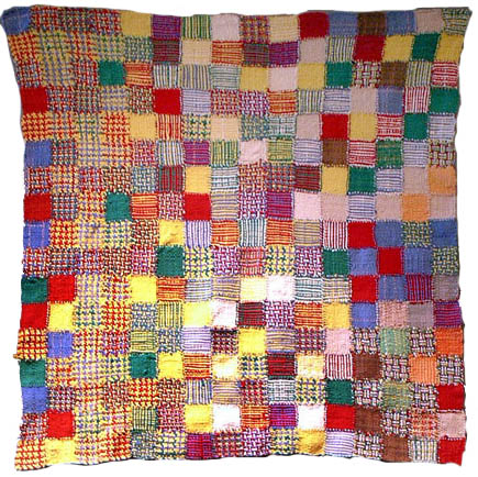 Potholder quilt, from Intuit's Outside the Lines, collection of Maggie Roche