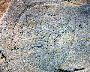 Lakeshore Carving: Peace Sign