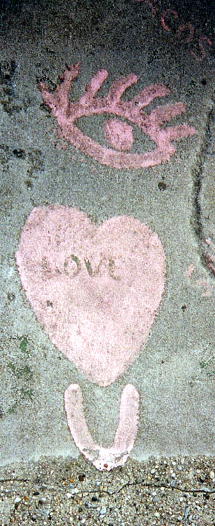 Lakefront drawing: Heart