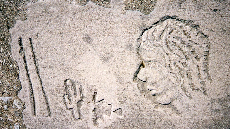 Lakefront carving: Check pattern