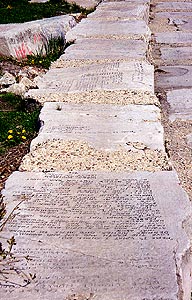 Lakeshore Drawing: Rock writings