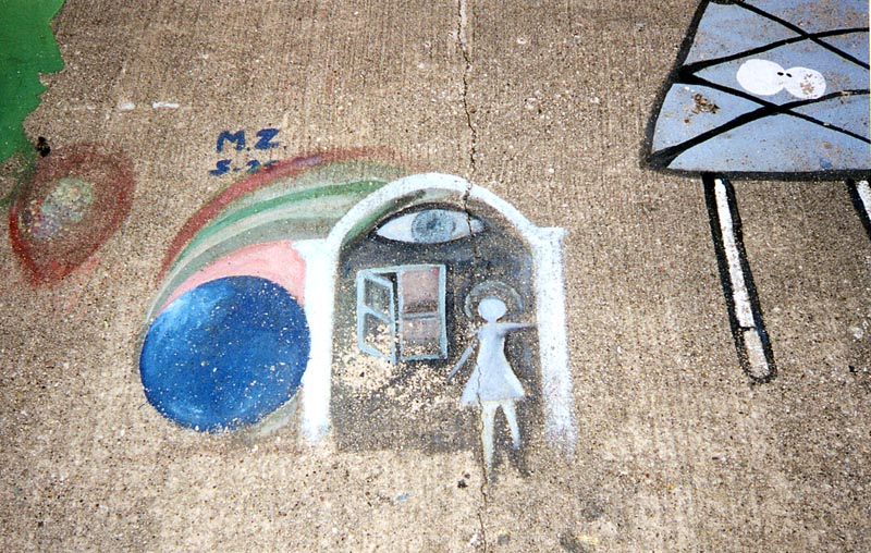 Lakefront drawing: Surreal