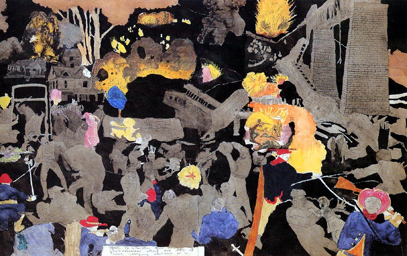 Henry Darger battle picture