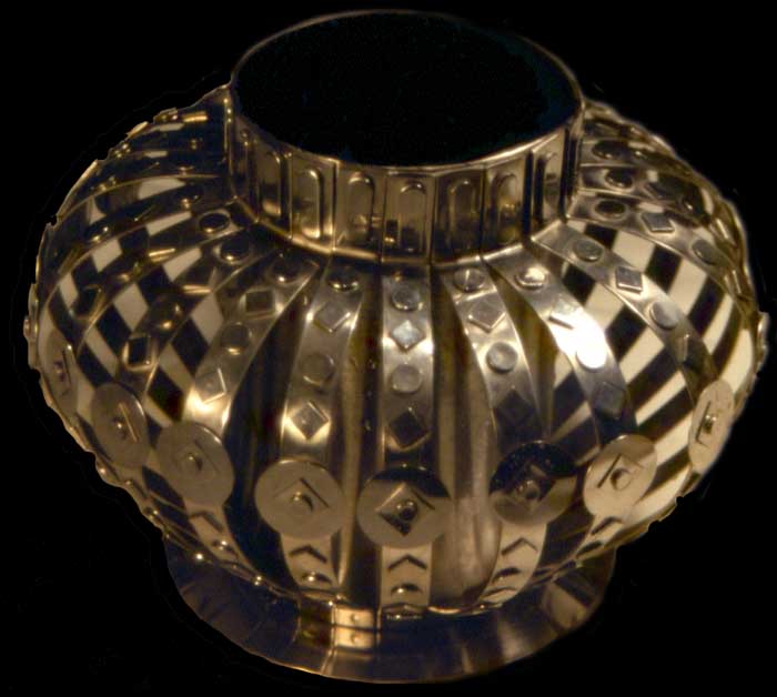 Stan Szwarc metal vase: Collection of Rich Bowen