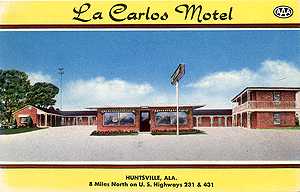 vintage motel postcard