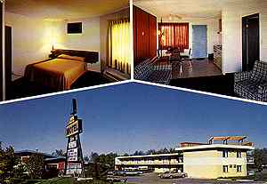 vintage motel postcard