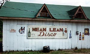 Mean and Lean Disco sign and building, Clarksdale, MS