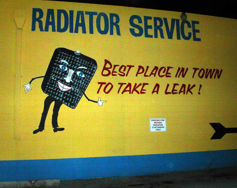 Roadside Art: Nevada Radiator, Las Vegas