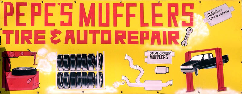 Roadside Art: Pepe's Mofles