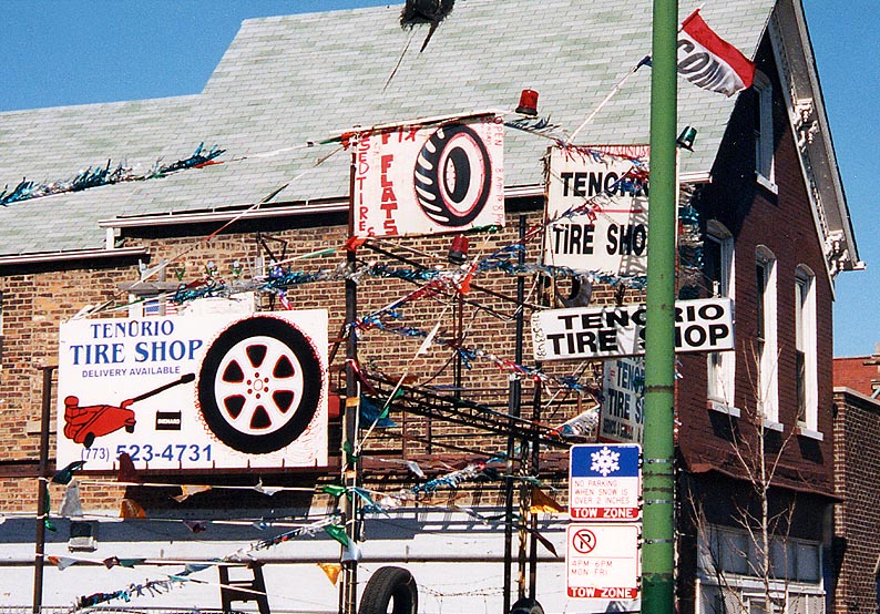 Roadside Art: Tenorio Tire Shop, Western near 35th