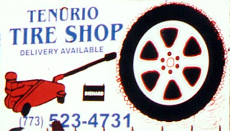 Roadside Art: Tenorio Tire Shop, Western near 35th