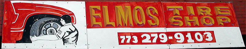 Roadside Art: Elmos Tire on Montrose