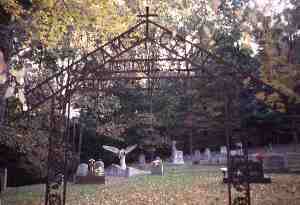 Cemetery entrance 9/45K JPG