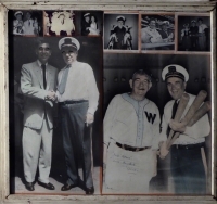 40,000 Murphy with Jack Webb and Nick Altrock (a Washington coach and baseball clown). That's Chicago TV personality Ray Rayner in the upper right