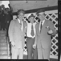 40,000 Murphy with Sun-Times columnist  Irv Kupcinet and Milton Berle