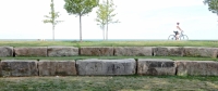 Beautiful seating area at Fullerton and the Lake