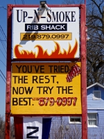 Up-In-Smoke Rib Shack, U.S. 12, Michigan City, Indiana