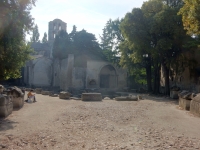 L'eglise St Honorat, Alyscamps Cemetery, Arles