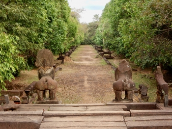 Banteay Samre, 12th century, Siem Reap. Once a grand entranceway Banteay Samre, 12th century, Siem Reap. Once a grand entranceway