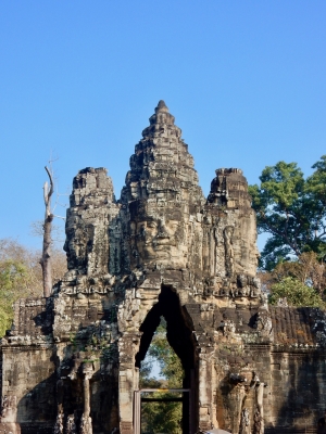 The south entrance to Angkor Thom, 12th century, Siem Reap, Cambodia