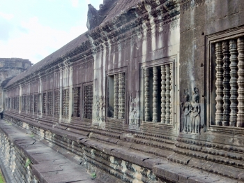 A wall of windows, Angkor Wat, 12th century, Siem Reap A wall of windows, Angkor Wat, 12th century, Siem Reap