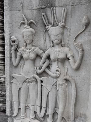 Hairdos! Angkor Wat, 12th century, Siem Reap Hairdos! Angkor Wat, 12th century, Siem Reap