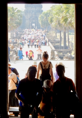 Angkor Wat, 12th century, Siem Reap. Yes, there are crowds Angkor Wat, 12th century, Siem Reap. Yes, there are crowds