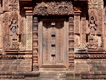 False door, Banteay Srei, 10th century, SIem Reap False door, Banteay Srei, 10th century, SIem Reap