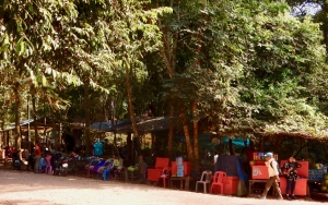 Market at the entrance to Angkor Wat, Siem Reap