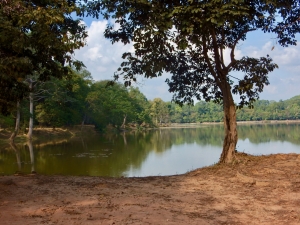 Angkor Wat, 12th century, Siem Reap. The moats are massive