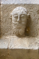 Archway detail, the 13th century Sant Pau del Camp church and monestery
