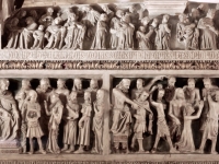 Crypt of St. Eulalia, detail, 14th century, Barcelona Cathedral