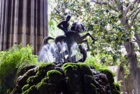 St. George in the cloister, Barcelona Cathedral