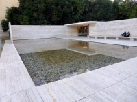 Pool at Mies van der Rohe's Barcelona Pavillion