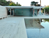 Pool at Mies van der Rohe's Barcelona Pavillion