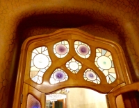 Fancy transom, Antoni Gaudí's Casa Batlló, Barcelona