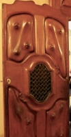 Carved door, Antoni Gaudí's Casa Batlló, Barcelona