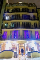 Exterior of building from  courtyard, Antoni Gaudí's Casa Batlló, Barcelona