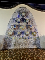 Courtyard wall, Antoni Gaudí's Casa Batlló, Barcelona