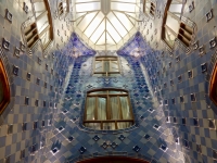 Light well, Antoni Gaudí's Casa Batlló, Barcelona