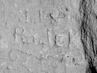 Jim Rojek. Chicago lakefront stone carvings, between Belmont and Diversey Harbors. 2017