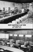 The other Bottle Cap Inn in Key West. I've not come across anything explaining its relationship to Joe Wiser's establishment in Miami. It survived until recently, but per Google Maps is now out of business 