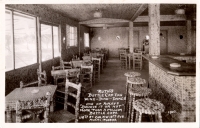 The same outside wall at the Bottle Cap Inn, now under Ruth's proprietorship. Same angle, but different shot