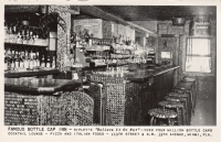 Same view along the Bottle Cap Inn bar, but now identified as "Famous Bottle Cap Inn" rather than Ruth