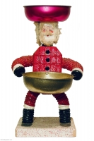 Santa Claus bottle-cap figure - vernacular art