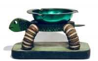 Green bottle-cap turtle - vernacular art